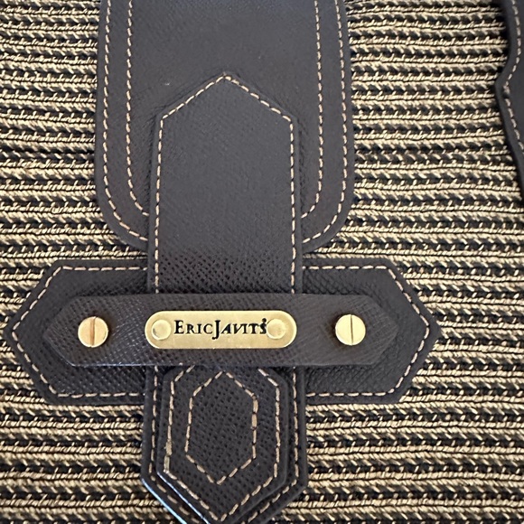 Eric Javits Squishee Isla Straw Shoulder Hand Bag & Mirror #116168 NWOT - Picture 6 of 16